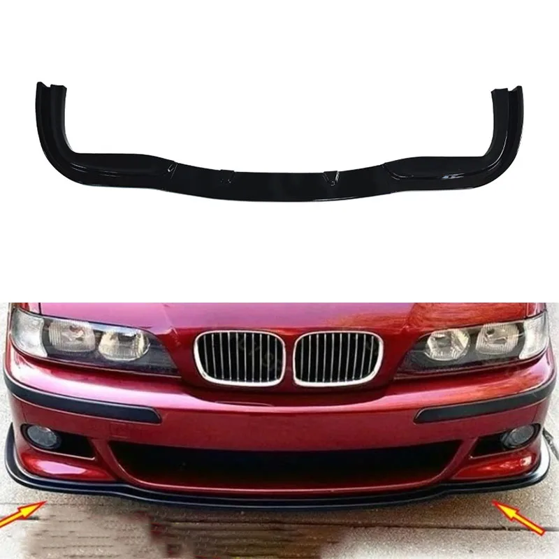 Parachoques delantero alerón difusor divisores BodyKit delantales cubierta protectora embellecedora para BMW 5 Series M5 E39 520 528 530 540 1997-2004