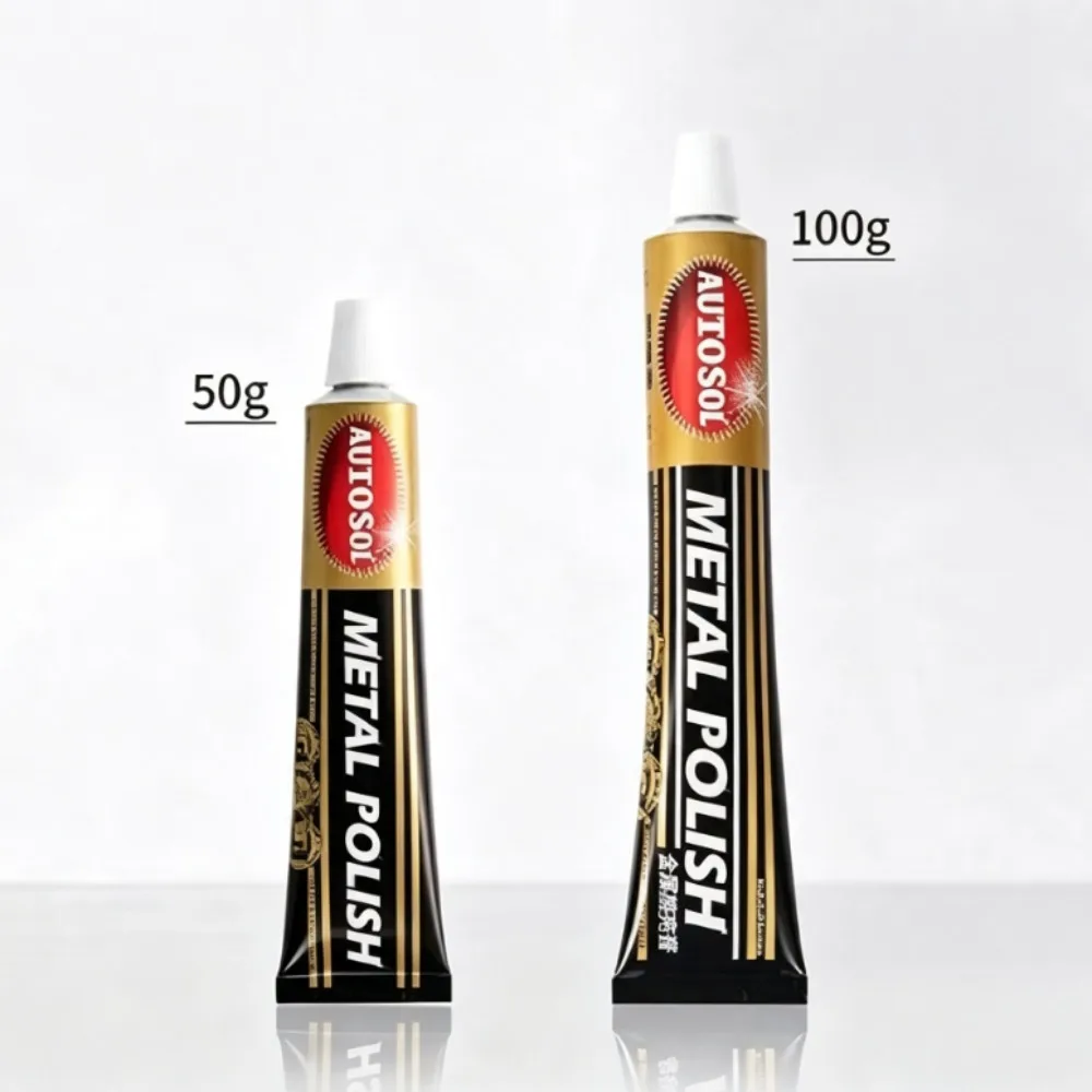 AUTOSOL Metal Polishing Paste Cream Knife Machine Wax Rust Oxide Remover Cleaning Tool for Stainless Steel Brass Scratch Repair