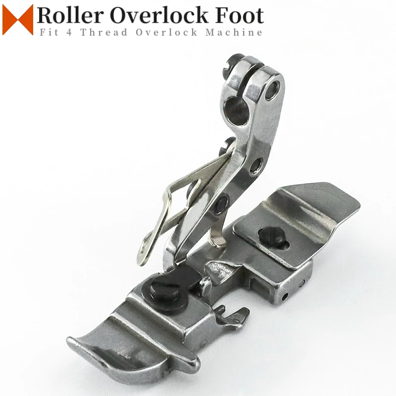 Roller Presser Foot For 4 Thread Overlock Sewing Machine Parts Fit Pegasus M800,EX5200, Siruba 988, Jack 798,C5, Hikari 6800