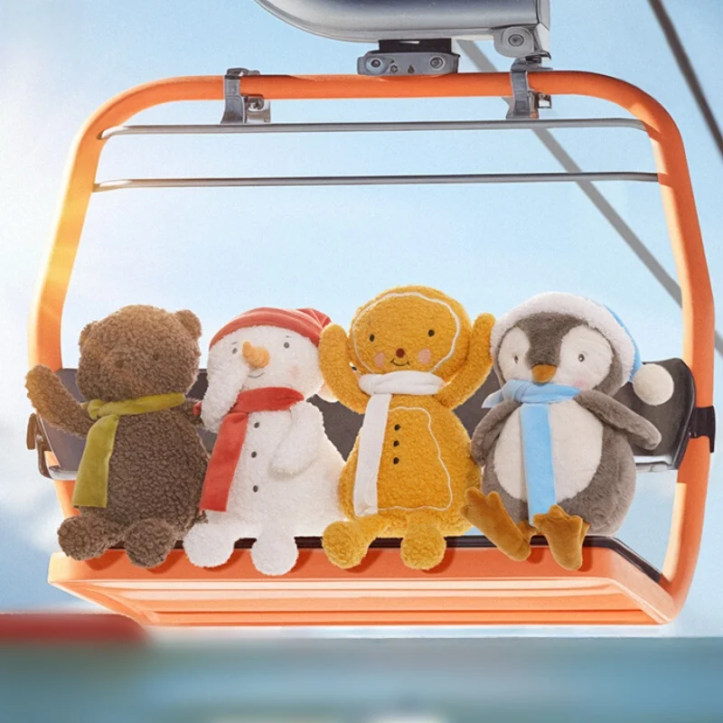 

В наличии оригинальные 20 см кролики Рождественский праздник друг пряничный снеговик пингвин плюшевая игрушка кукла Новый год Рождественский подарок