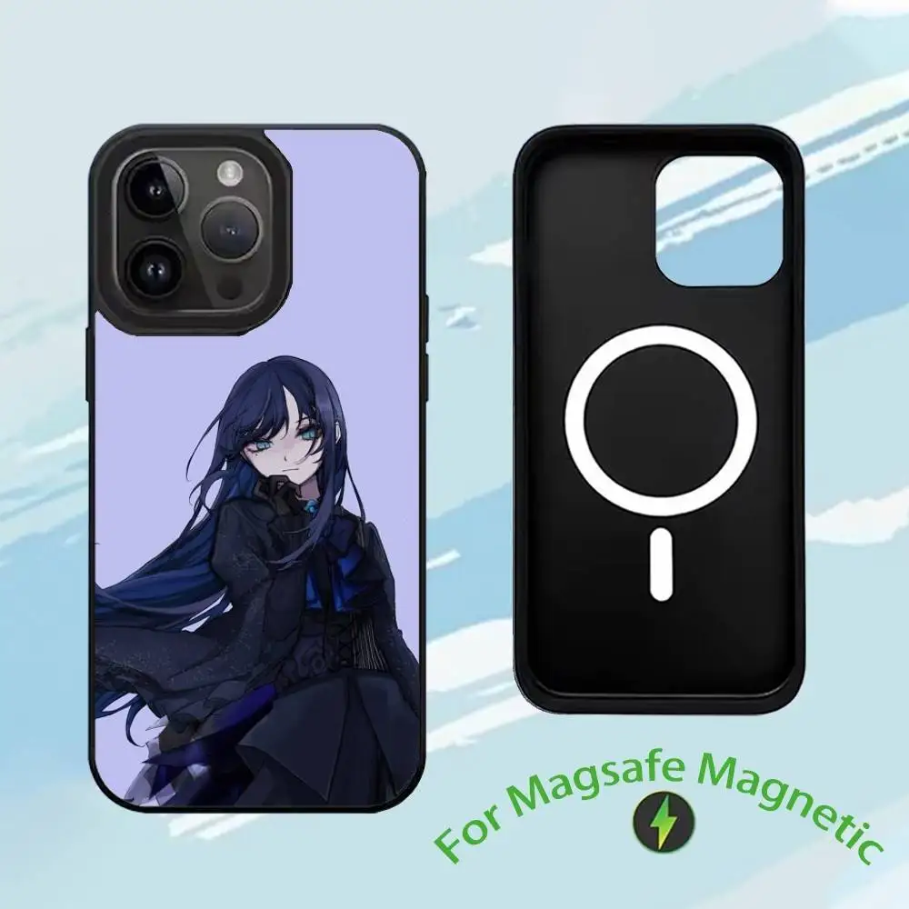 حافظة هاتف A-Ado K-Kyogen X Uta-a لهاتف iPhone 17,16,15,14,13,12,11,Plus,Pro,Max Magsafe شحن لاسلكي مغناطيسي