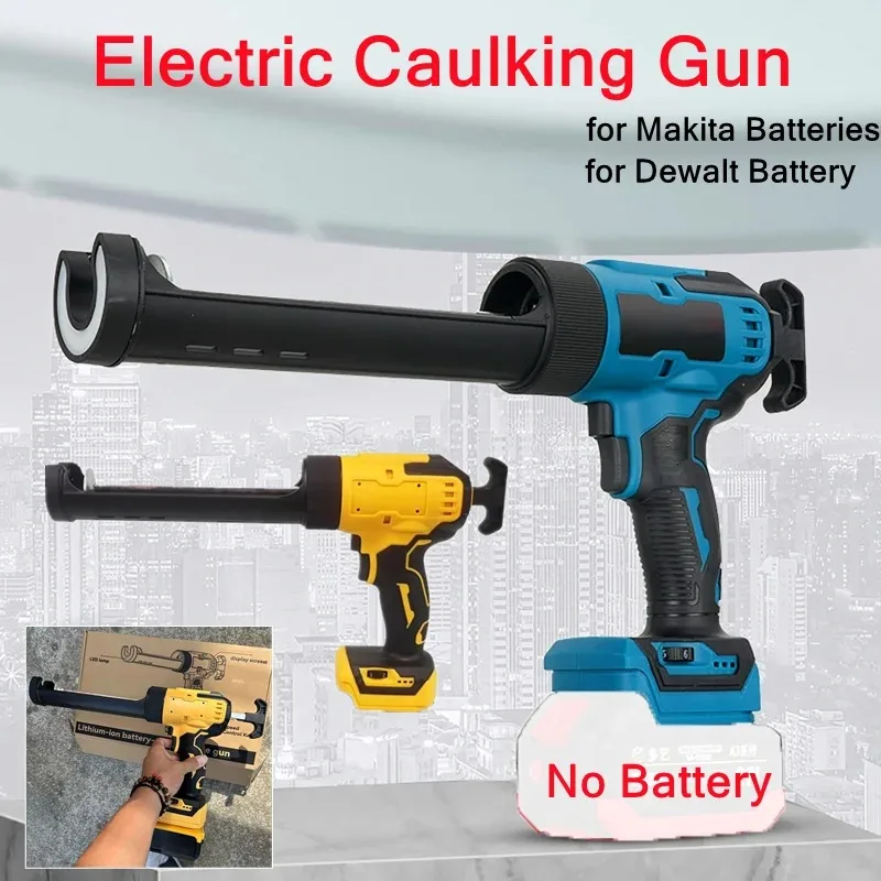 Электрический пистолет для уплотнения Makita Dewalt 18 В, аккумулятор, цемент, стекло, клей, герметик, инструмент, беспроводной клеевой пистолет для стекла