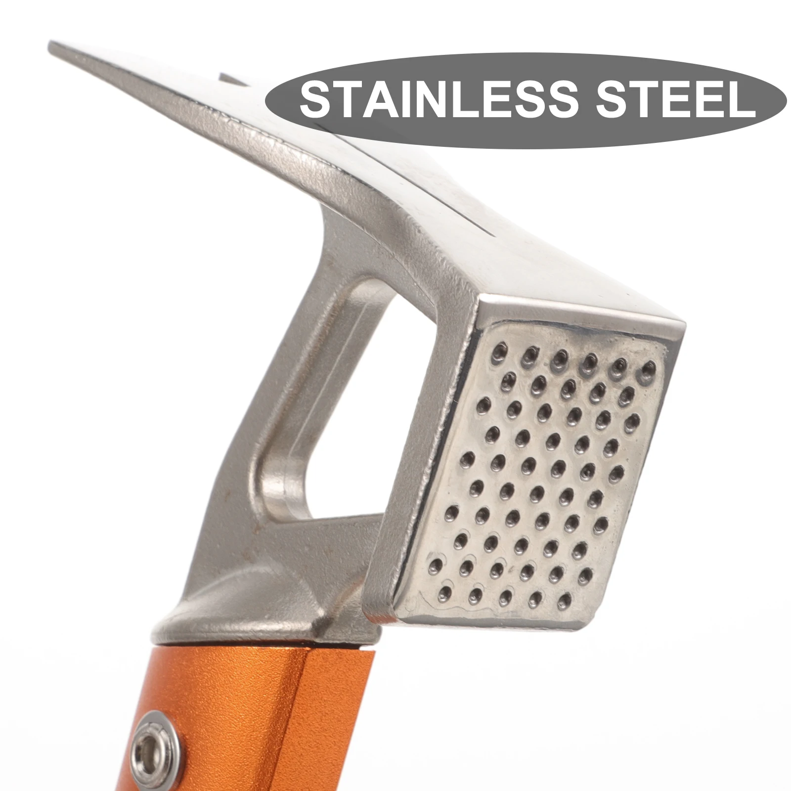 

Tent Peg Hammer Stainless Steel Copper Alloy Non Shockproof Handle V Shaped Nail Remover Multi for Camping