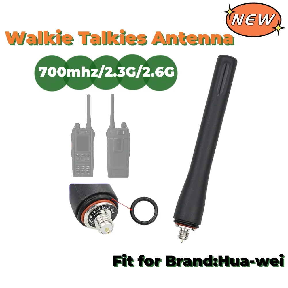 10Cm/3.9Inch 700Mhz/2.3G/2.6G Radio Antenne Voor Hua-Wei Td Tech Ep681 Ep820 Ep821 Walkie Talkies Antenne