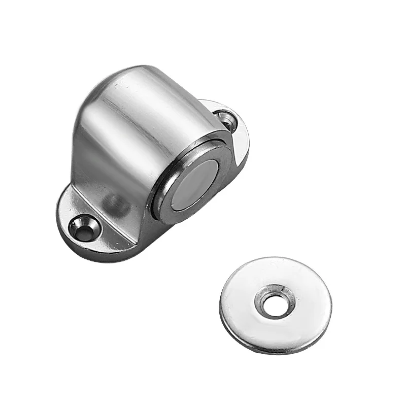 

Zinc alloy magnetic suction door stop anti-collision and non-punching, alloy door blocking bathroom glass door touching limiter
