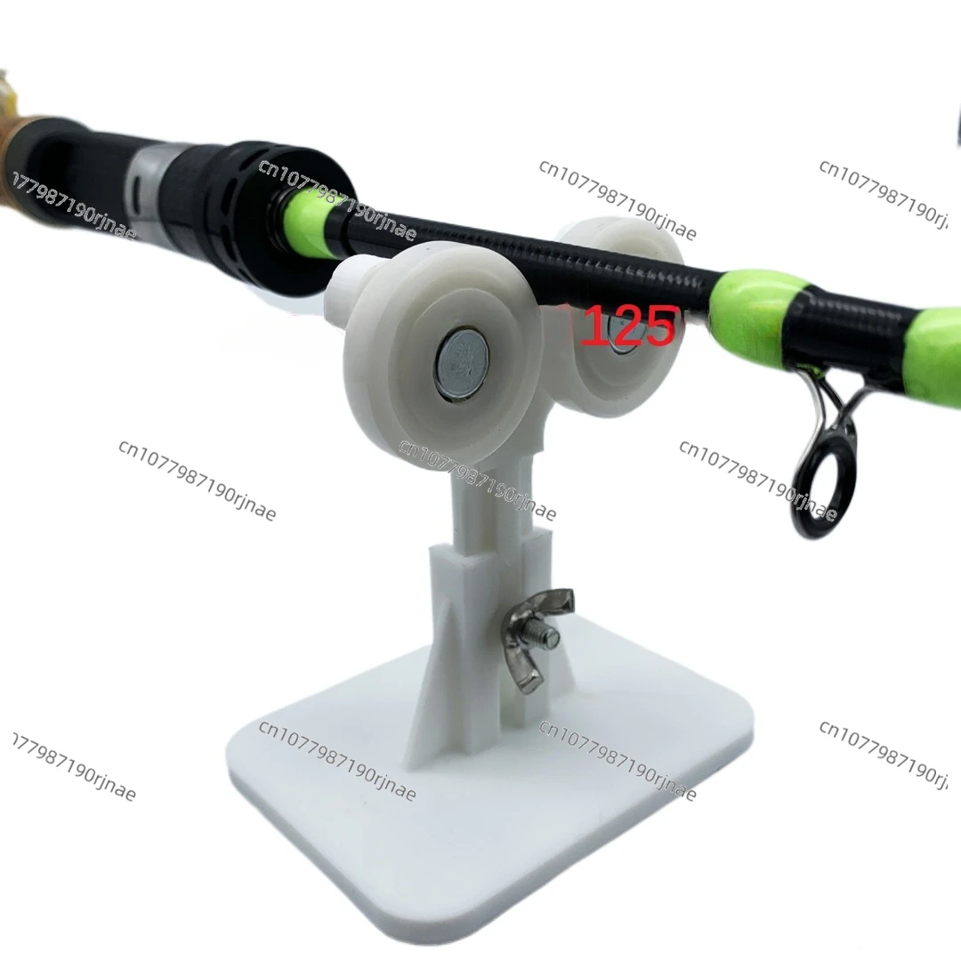 Professional Portable Fishing Lure Rod Winding Machine Fishing Rod Epoxy Resin Gluing Machine 0-30RPM Adjustable