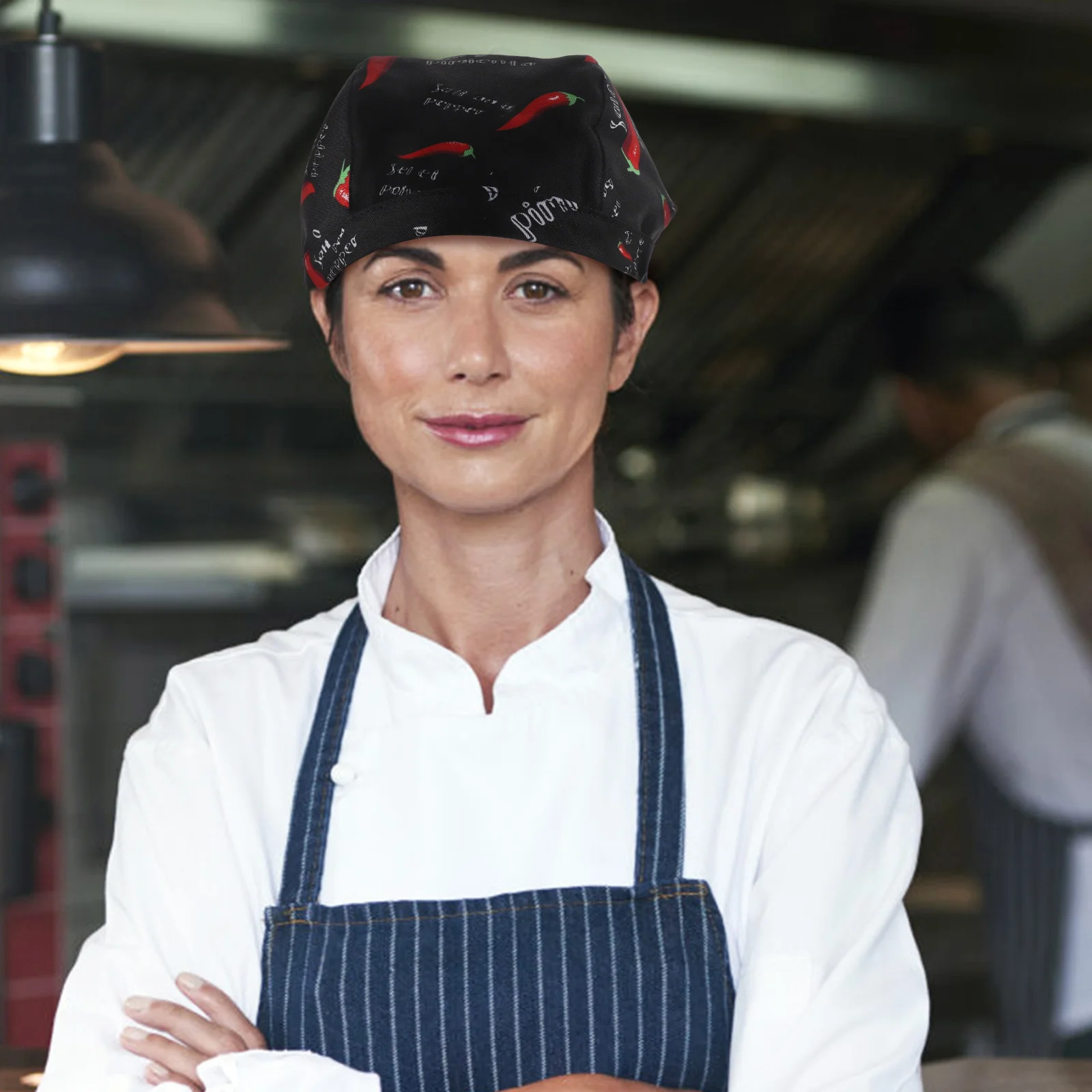 Chapeau de chef de cuisine, casquette de restaurant, chapeau de travail créatif, cuisine confortable, piment