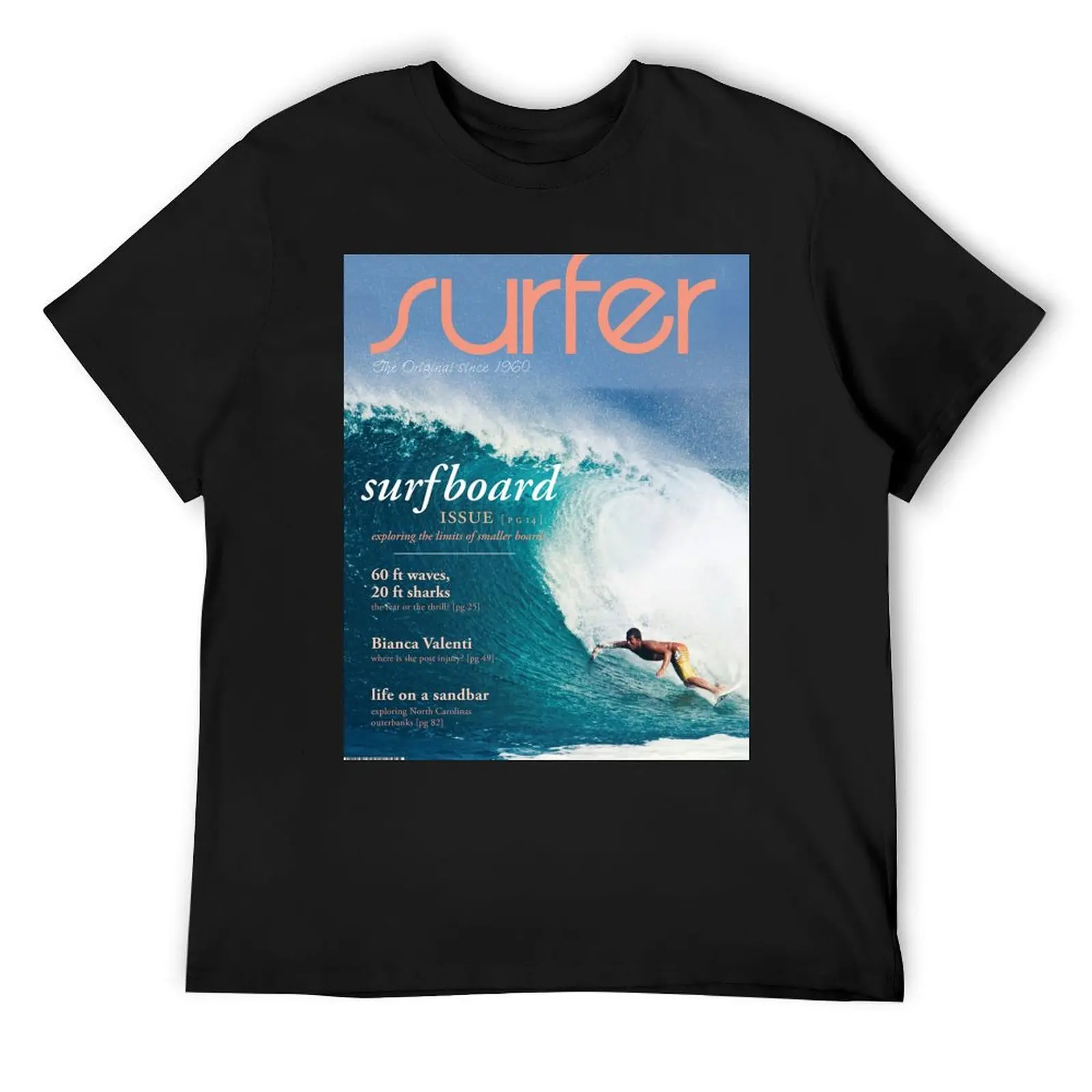 Surfer Magazine Cover T-Shirt rapper graphic tees sublime tops Blouse mens t shirts