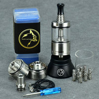 Wolfcoolvape Moka mtl RTA Rebuildable Tank Atomizer with 7 Air Pins 3 Chambers 316SS 4.5ml 22mm Single Coil RTA vape TANK