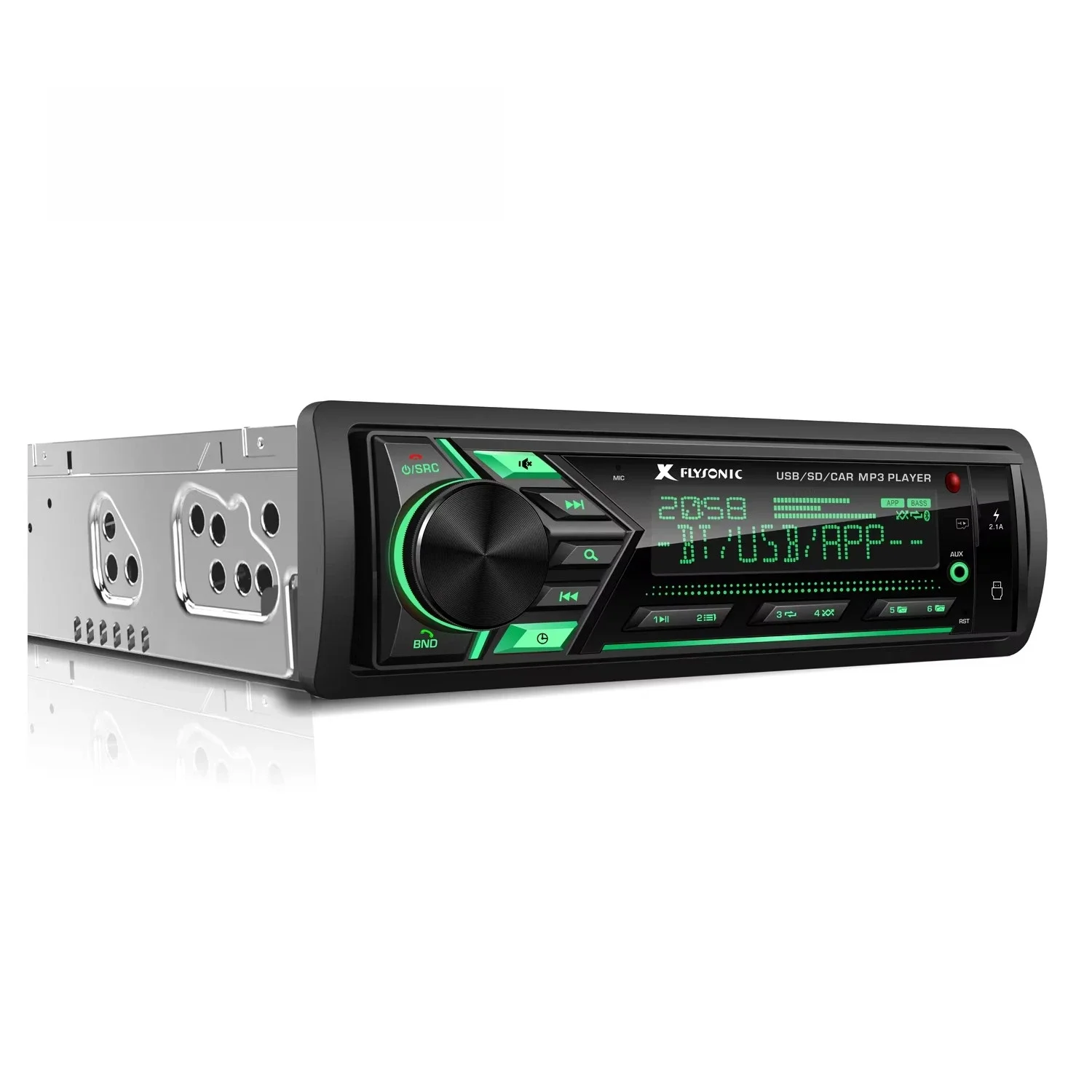 Single 1Din System Dsp Car Play Auto Audio 1 Din Play Mp3 Fm Car Radio Stereo Lcd Screen Multimedia Universal Dvd Player For Car