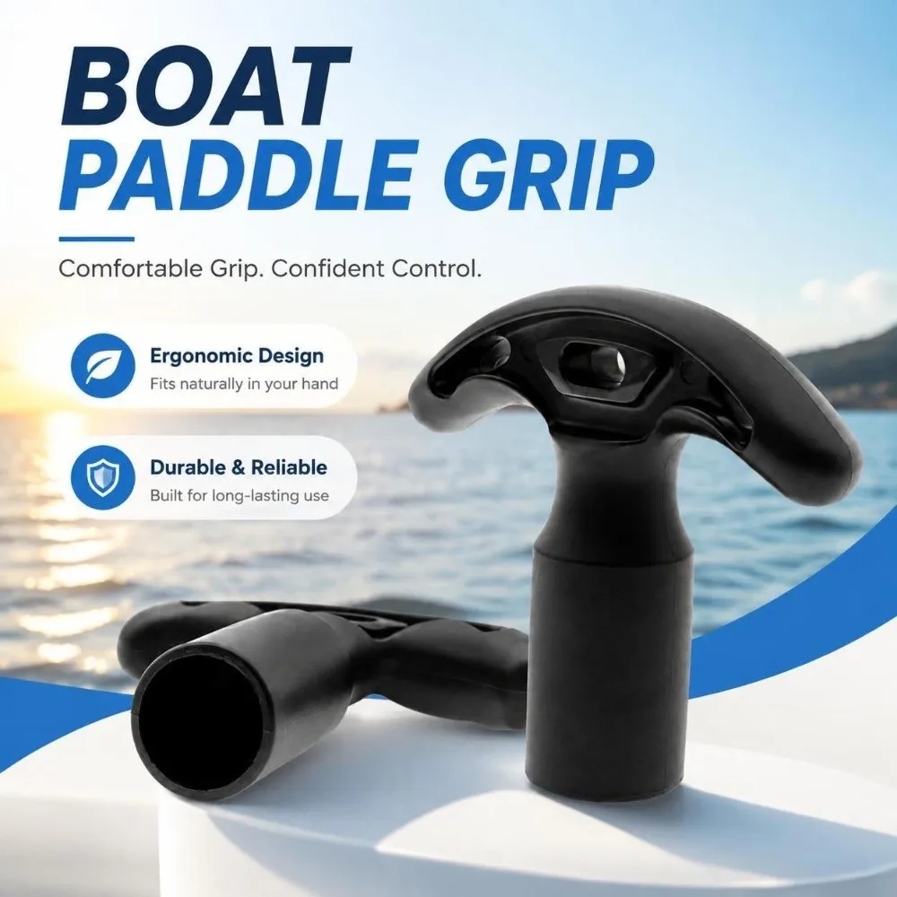 Anti Slip Boat Paddle Grip T Handle Shape Paddle Handle Replacement Kayak Paddle Handle for 28mm/1.1in Paddle Diameter