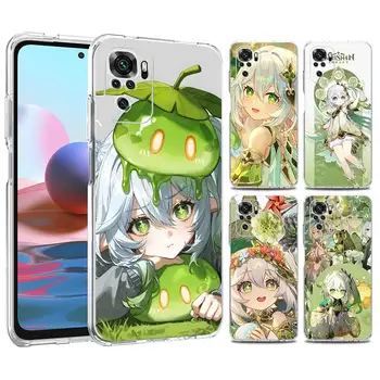 Pouzdro na telefon pro Xiaomi Redmi Note 14 13 12 4G 9 8 10 11 Pro Plus 5G 14C 13C 12C 10C 9C 9A Průhledné TPU kryt Genshin Impact Nahida 8 nejlepší prodej Pouzdro pro Xiaomi Redmi Note Genshin - №5