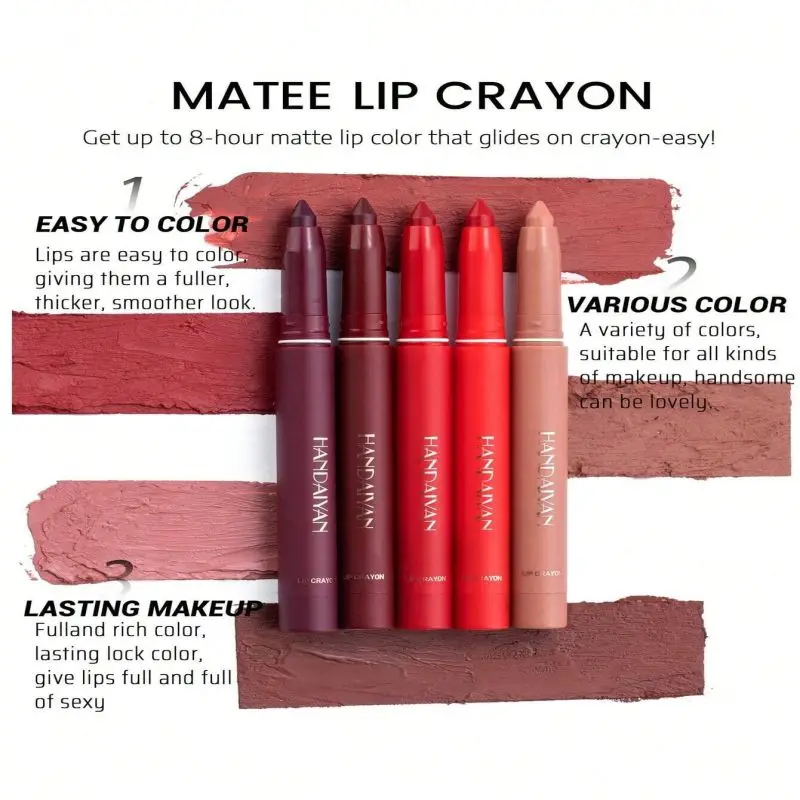 12色の防水性と長持ちするマットリップライナー、ナチュラル、簡単に着色、汚れにくく、耐久性があり、毎日のメイクに最適