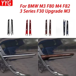 For BMW M3 F80 13-19 M4 F82 F83 Car Accessories Dry Carbon Fiber Fender Air Vent Flow Trim Replacement Tuning Retrofitting Part