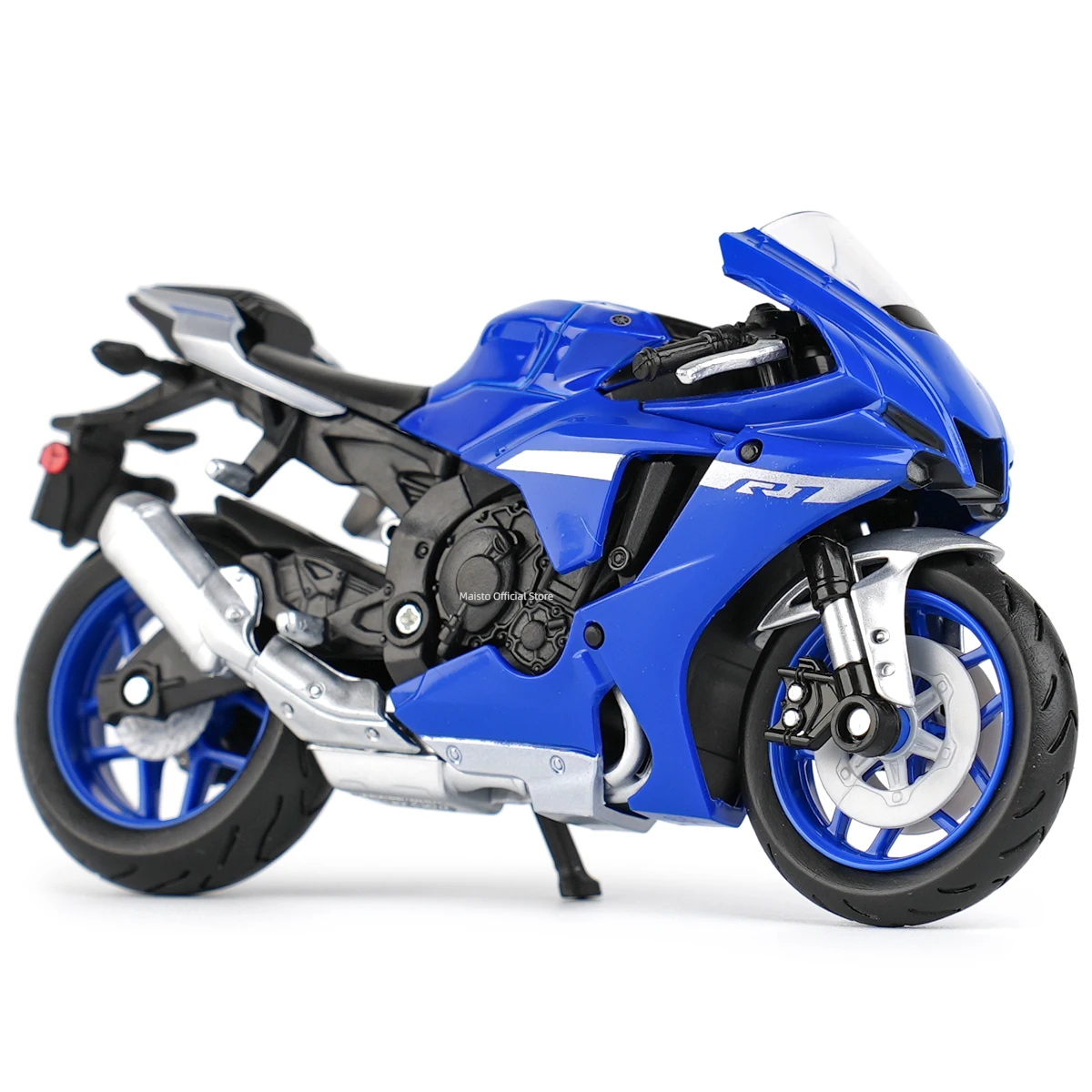 Maisto-Yamaha 2021, vehículo estático fundido a presión, pasatiempos coleccionables, modelo de motocicleta, juguetes, 1:18