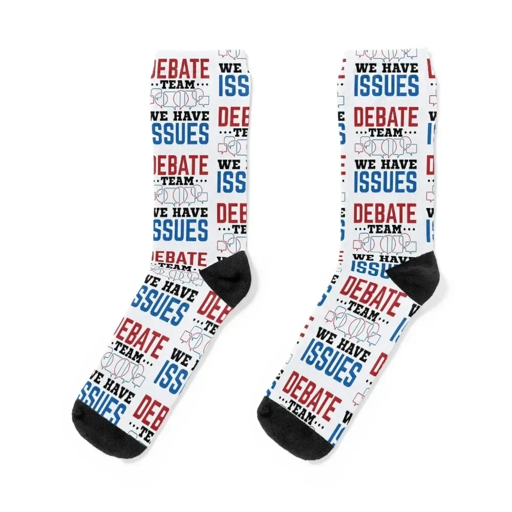 Debate Team We Have Issues Debater Socks Climbing winter Women Socks Men's