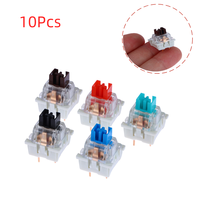 10Pcs Dustproof Outemu Switch for Mechanical Gamer Keyboard Axis Black CyanTea Green Red Linear Clicky Tactile MX Switches Game