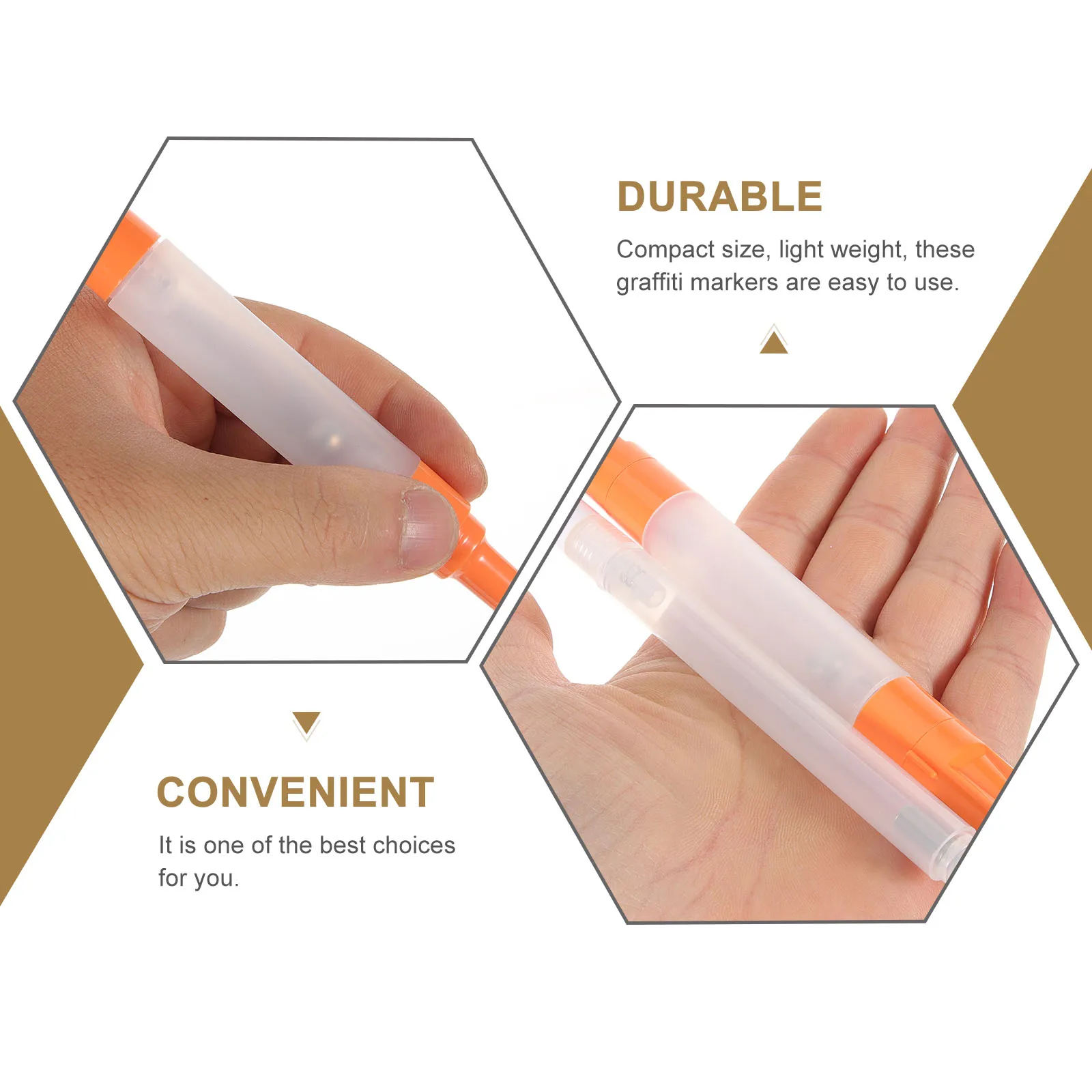 

3pcs Refillable Marker Pens Empty Paint Markers Office Painting Pen Artwork Drawing Suitable For Home Classroom Durable