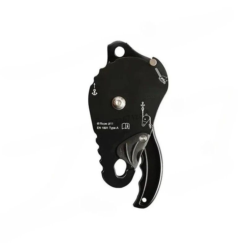 

Защитный ролик для спускового и подъемного троса с односторонним тормозом (высокоэффективный спасательный)