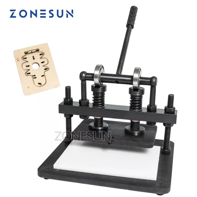 

ZONESUN 2616cm DIY handbag Manual leather cutting machine photo paper PVC/EVA sheet mold cutter leather Die cutting tool Craft