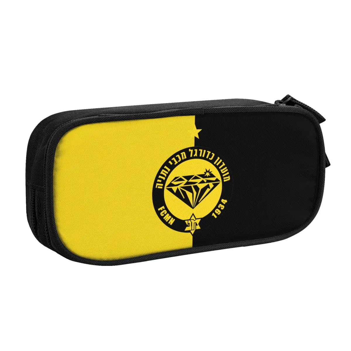 

Maccabi Netanya Big Capacity Pencil Pen Case Office College School Large Storage Bag Pouch Holder Box Organizer