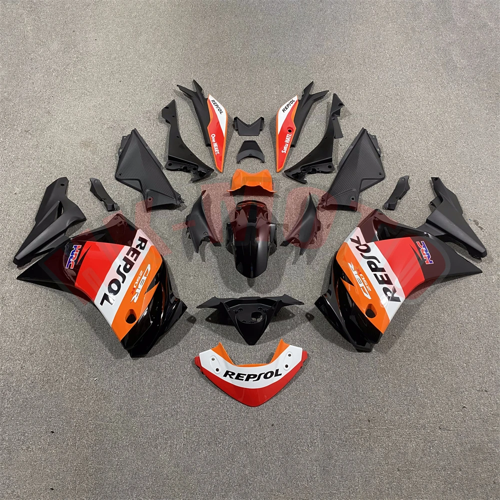 Motorcycle Fairings Kit Fit For CBR 250R CBR250 2011 2012 2013 2014 Bodywork Set High Quality Abs Injection Repsol Orange