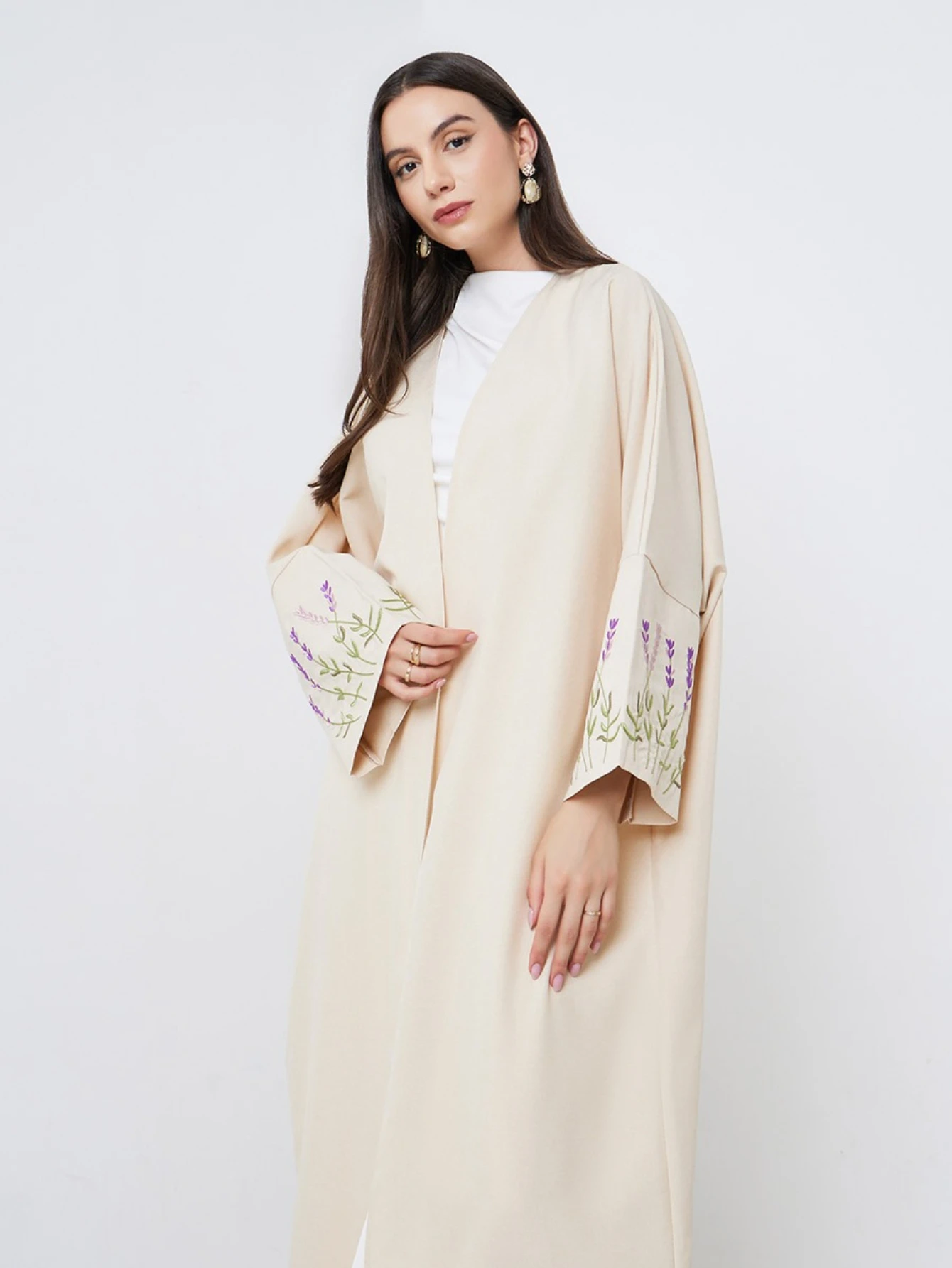 Bestickte Blumen-Abaya mit Off – Embroidery Kaftan Bewertung und Preis