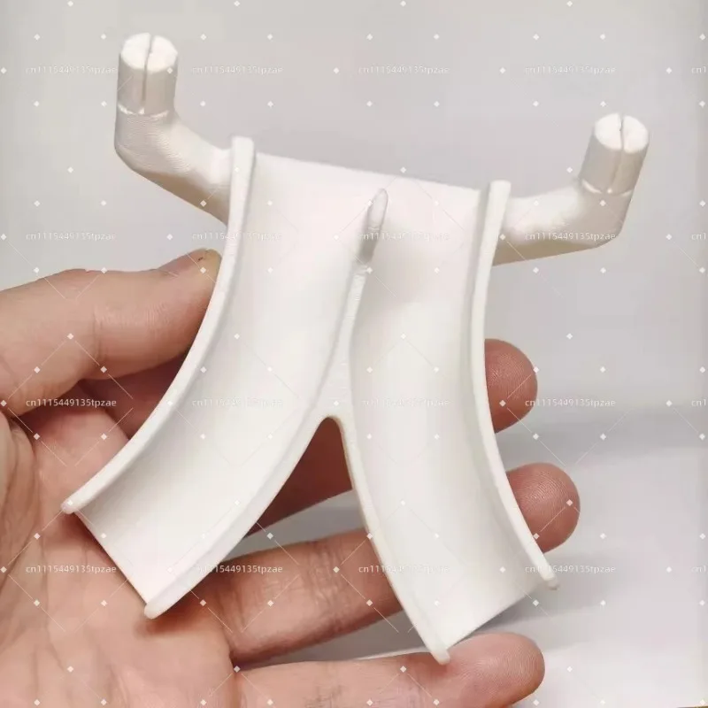 Double Bowl Feed Splitter Attachment Fit Auto Feeder Anti-Clog Even Feed Distribution Replacement Spare Part