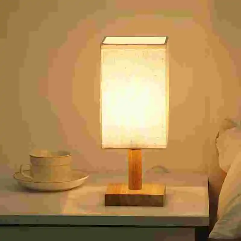 New Chinese style desk lamp, bedroom, bedside calligraphy, homestay, retro nostalgia, warm remote control, simple small