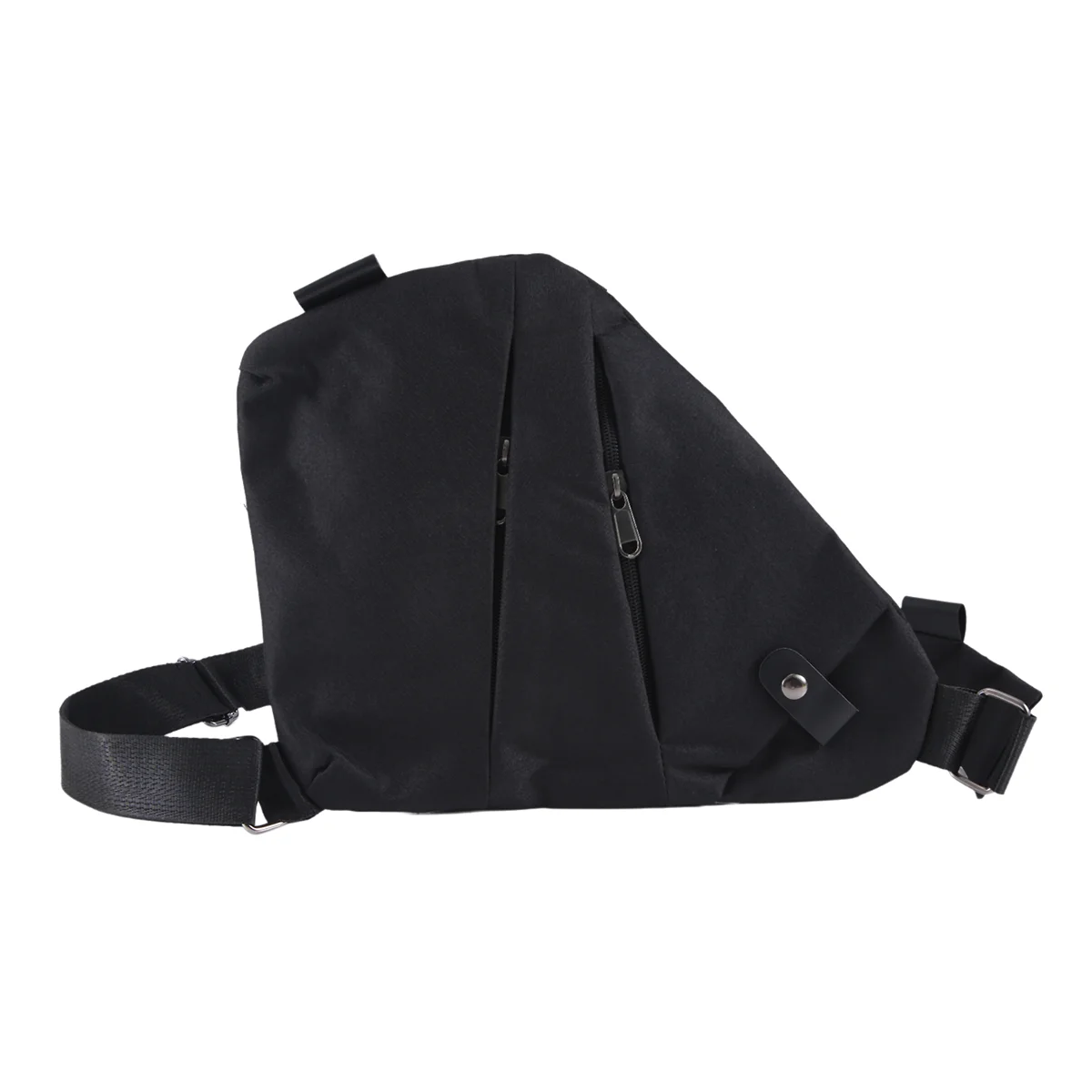 ABQR Borsa a tracolla sottile antifurto, borsa a tracolla multiuso per uomo donna viaggi all'aperto (nero)