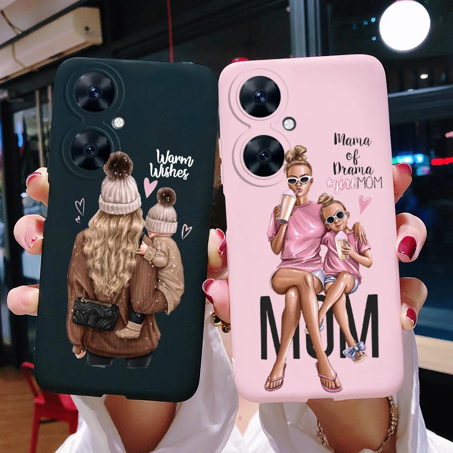 For Huawei Nova 11i Case Pretty Girls Soft Silicone Back Cover for Huawei Nova 11i Nova11 Nova11i 11Pro 11 Pro Ultra Phone Case