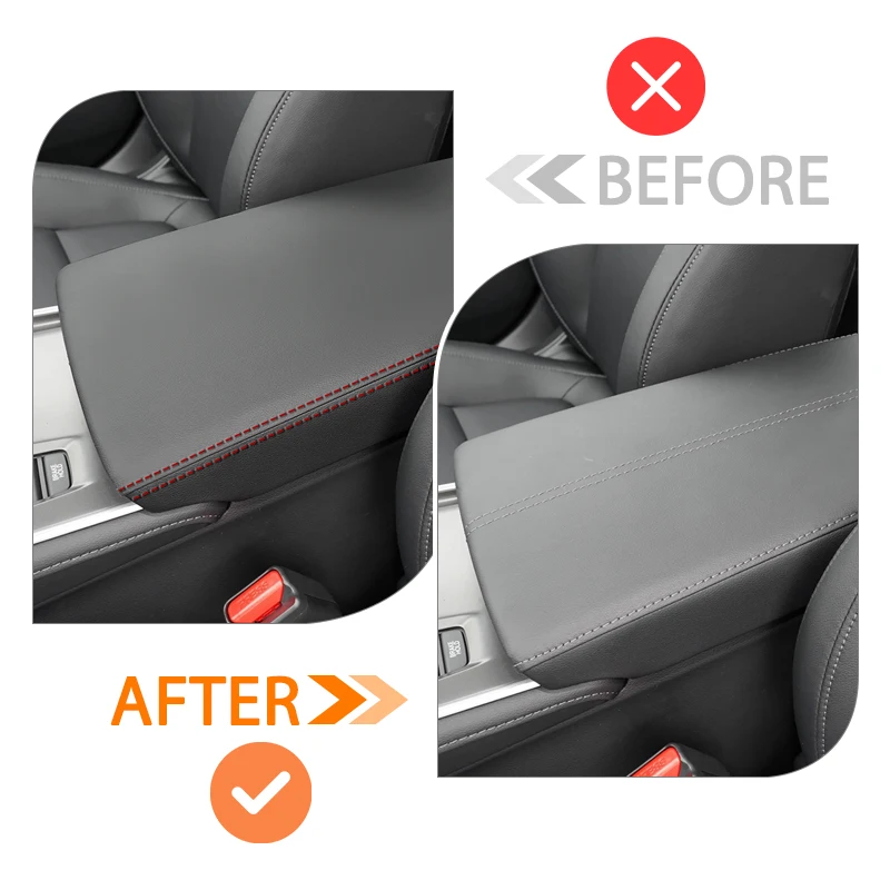 PU Leather Protection Auto Interior Decor Car Armrest Covers for Honda Accord 10 10th Gen 2018 2019 2020 2021 2022 Accessories view 2