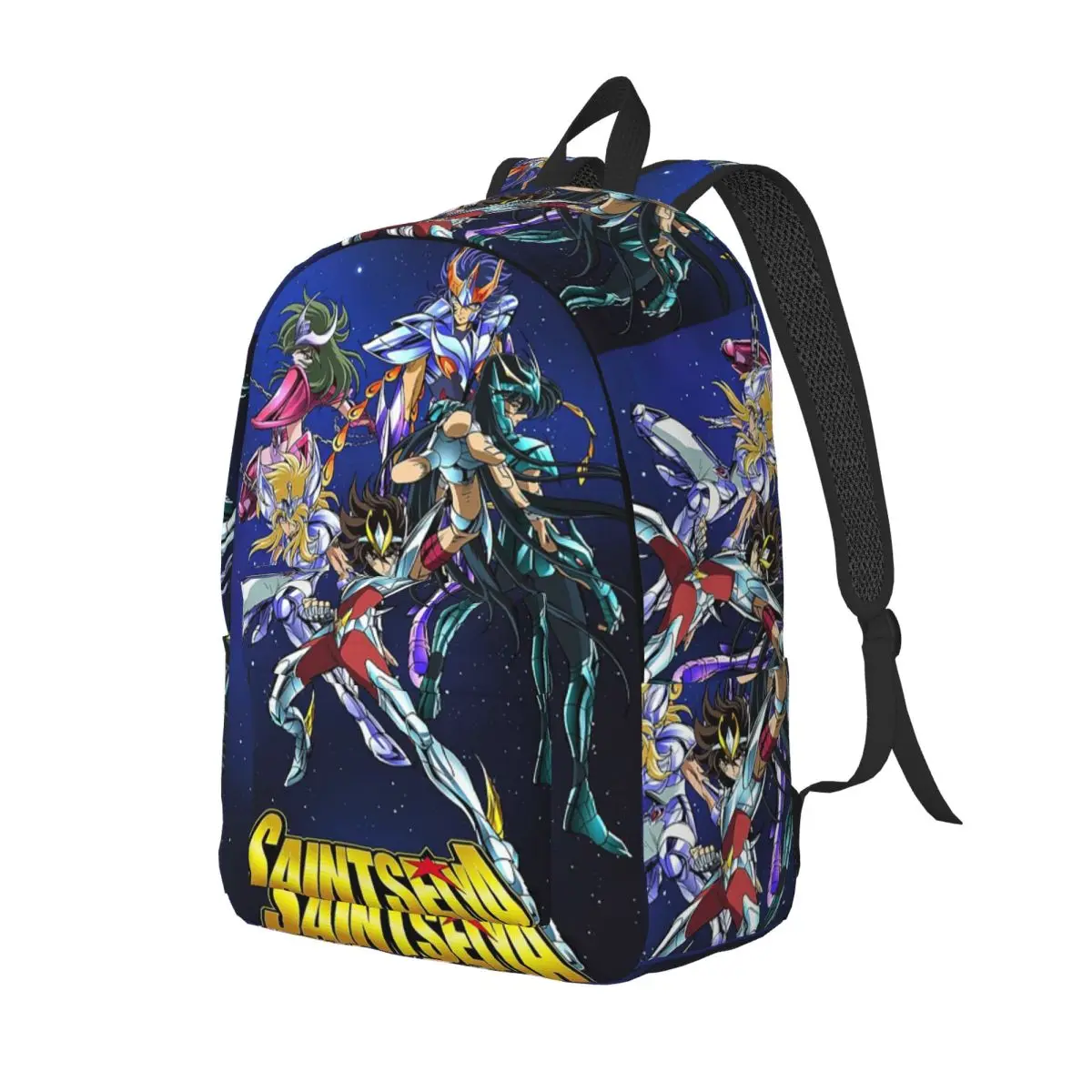 Anime Knights Of The Zodiac Saint Seiya Backpack Daypack Large Capacity Children BookBag School Bag Shoulder Bags for Boys Girls