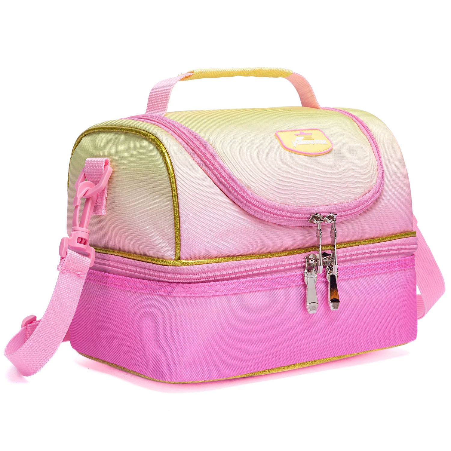 Lunch Box for Girls 5-12 Bento Box for Kids with Ice Pack Lunch Box with Stainless Steel Water Bottle