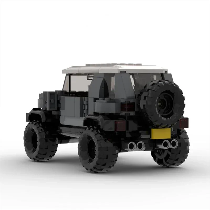 off-road auto baksteen gebouwd authentiek replica display details cruiser offroader cool design verzamelmodel voor zwaar voertuig