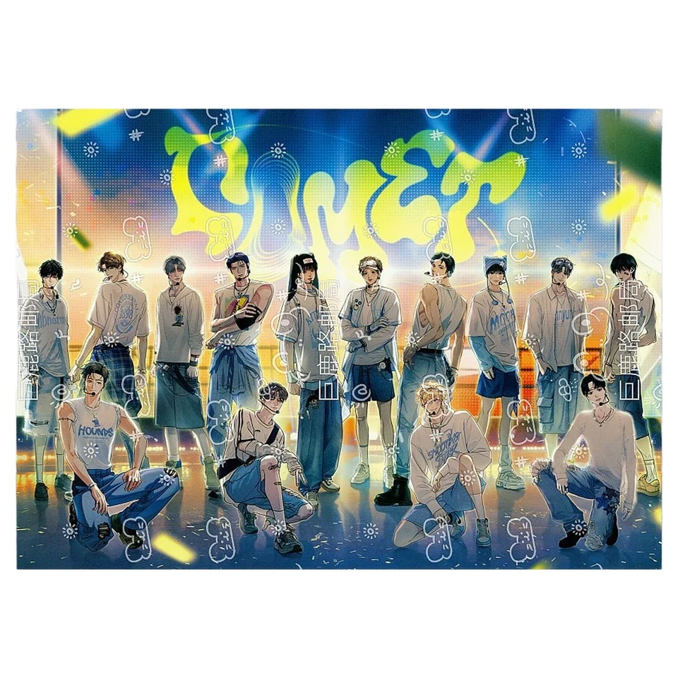Spaklz Korean Bl Manhwa 2026 Lezhin Calendar Poster Customized 42*30cm