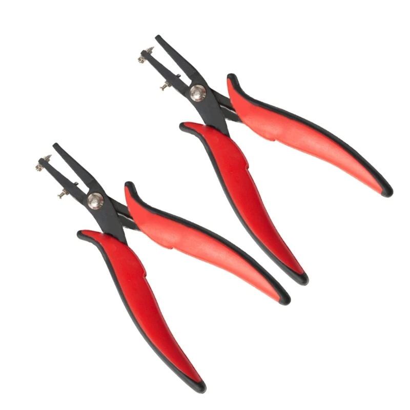 1.5mm/1.8mm Ergonomic Metal Plier Easy Jewelry Hole Punching Tools