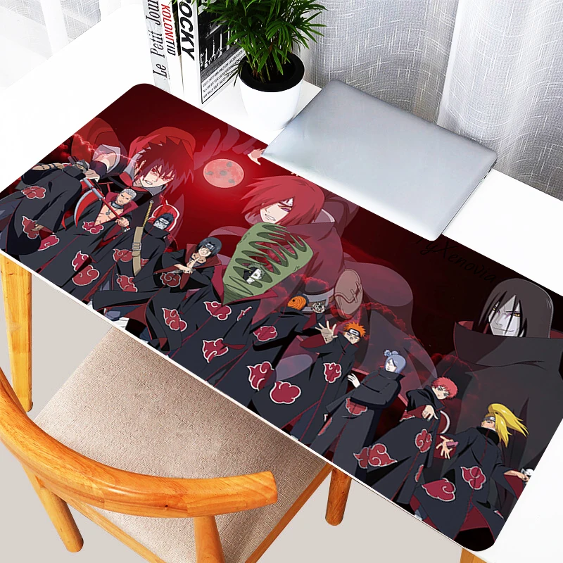 Japanese Cool Anime Mouse Pad Game 90x400 Rubber Mini Pc Keyboard Laptop Computer Speed Desk Mat Gaming Acessories Mousepad