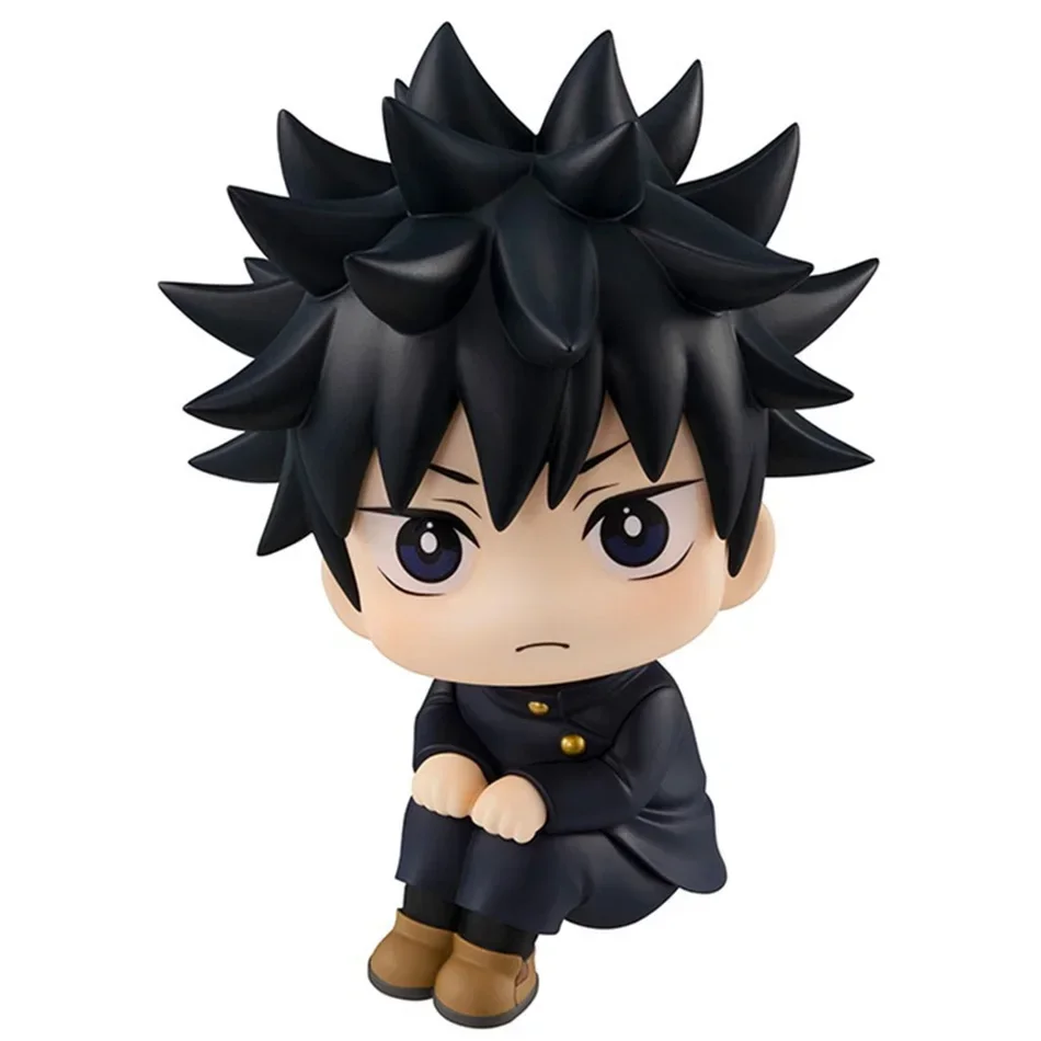 10 cm Jujutsu Kaisen Q-Sitzende Anime-Figur, PVC-Modell, Yuji Gojo Megumi Nobara Figur, Auto-Desktop-Dekoration, Geschenk für Anime-Liebhaber – Detail 6