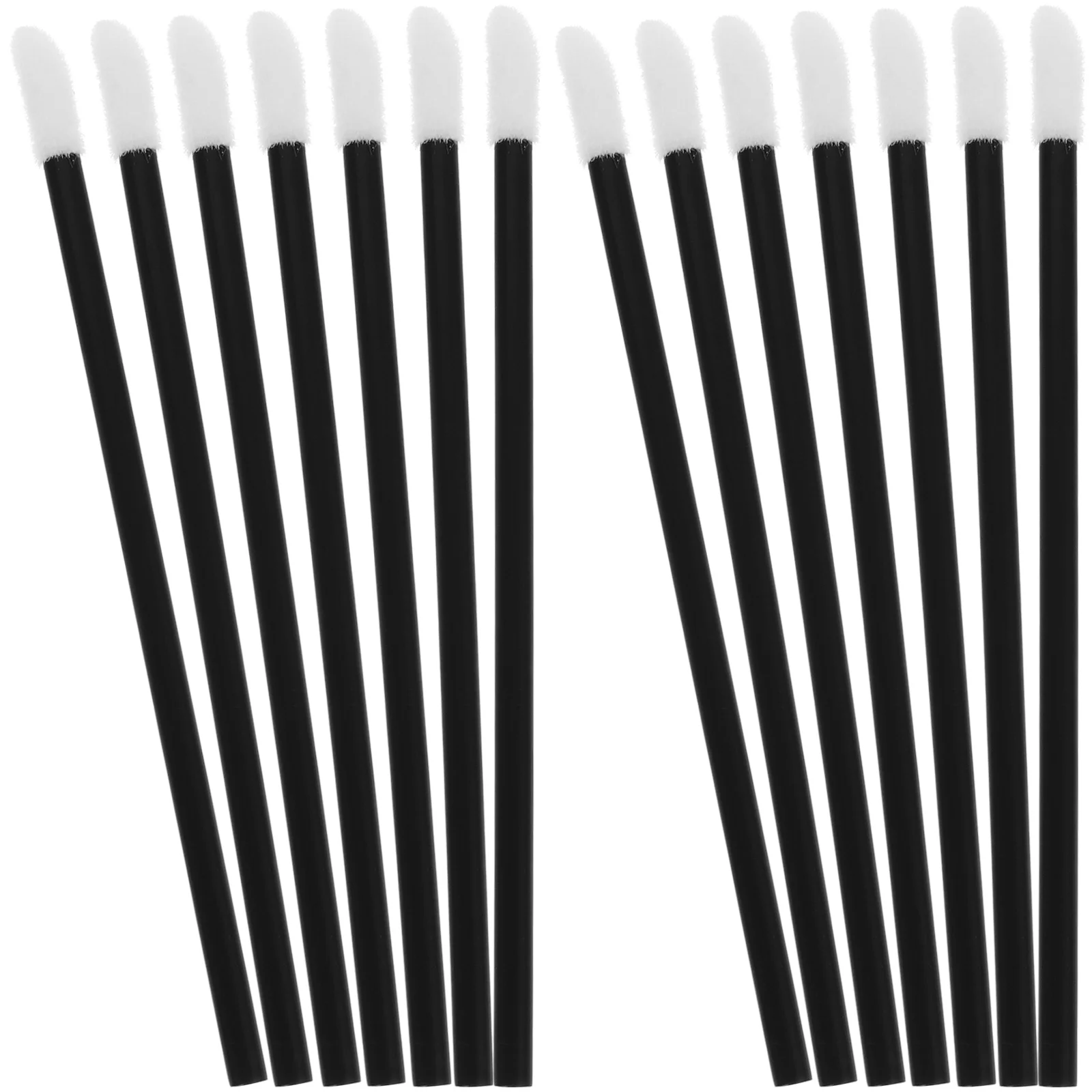 200 個メイクアップ使い捨てリップブラシ口紅用ミニリップアプリケーターポータブル美容口紅ブラシメイクアップ使い捨て