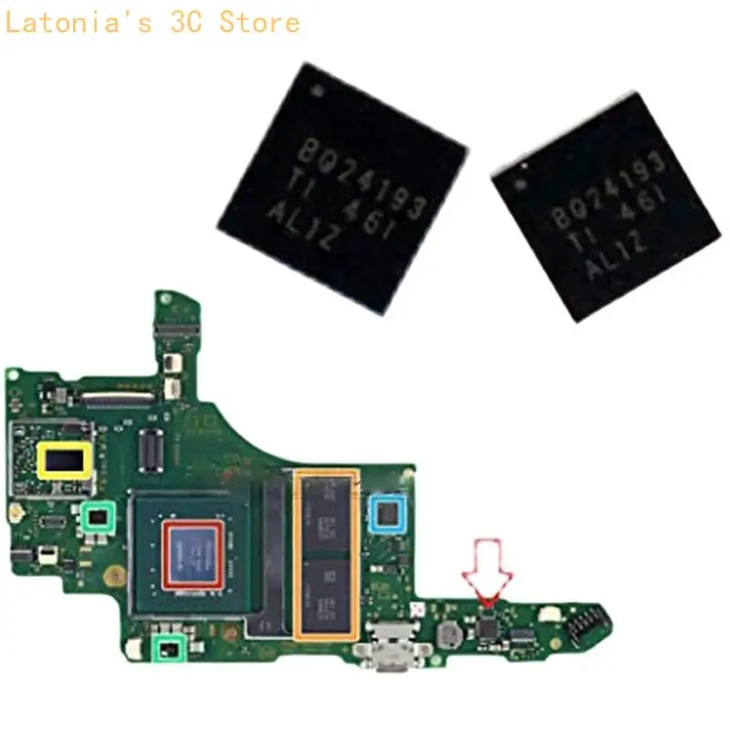 2 stücke Ersatz BQ24193 Video Control IC Chip für Schalter Konsole Reparatur Teile X3UB – Detail 5