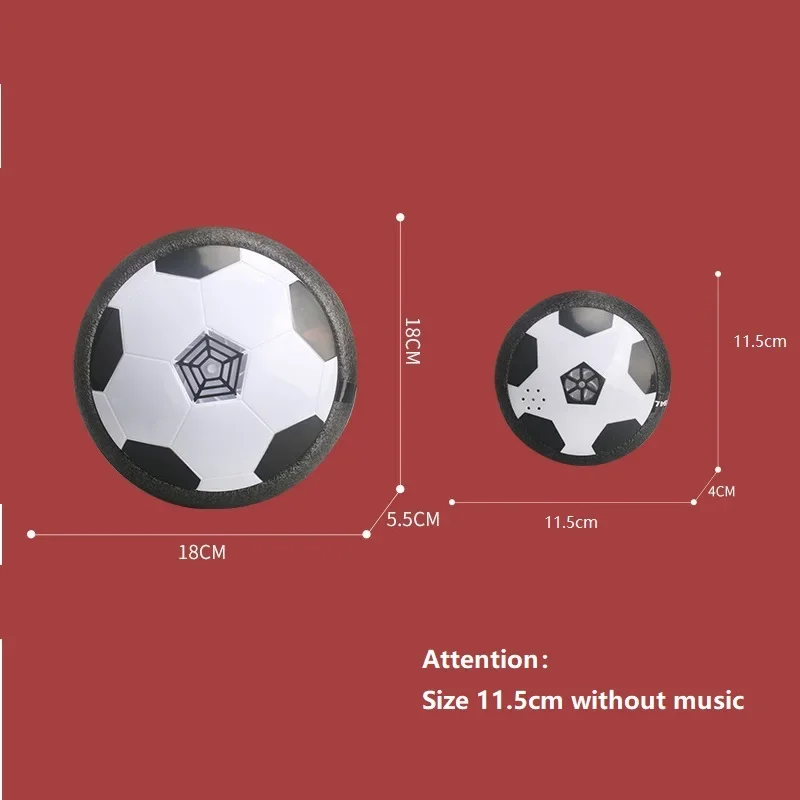 Fun Floating Foam Soccer Kid Toy, Bola Elétrica Hover, Interior, Seguro, Interativo Pai-Filho, Sem Bateria, Iluminação e Música