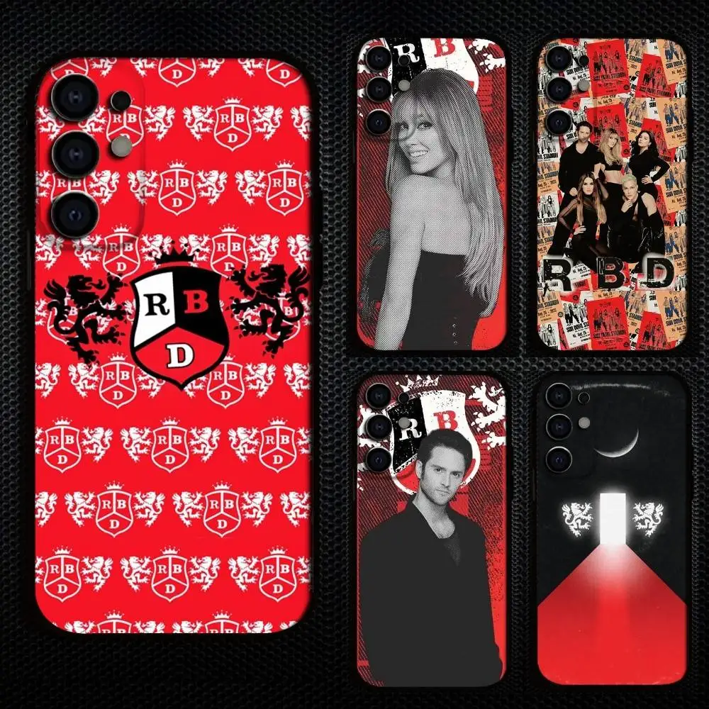 

R-RBD R-Rebelde Singers Phone Case For Samsung S25,S24,S21,S22,S23,S30,Ultra,S20,Plus,Fe,Lite,Note,10,9,5G Black Cover