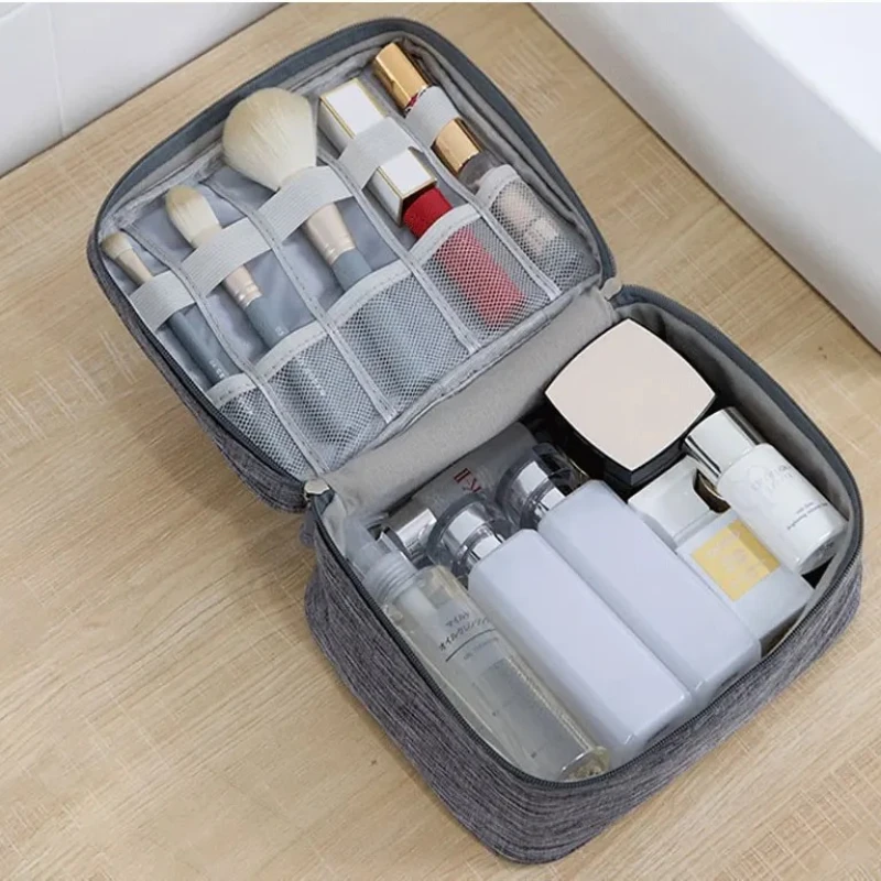حقيبة تخزين كابل السفر المحمولة ذات سعة كبيرة وأجهزة إلكترونية مقاومة للماء ومنظم شاحن خط سماعة الأذن ومستلزمات السفر #5