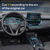 Película de TPU interior para Toyota Corolla Cross 2020, 2021, 2022, 2023 y 2024, pegatina protectora para pantalla de navegación de 10,5 pulgadas, antiarañazos.
