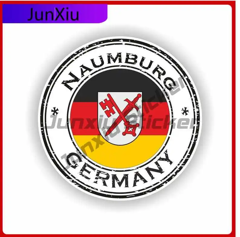 

Naumburg Germany Coat of Arms Cute Wall Car Anti UV Vehicle Decor Vinyl Decal For Car Truck SUV Window Bumper Laptop