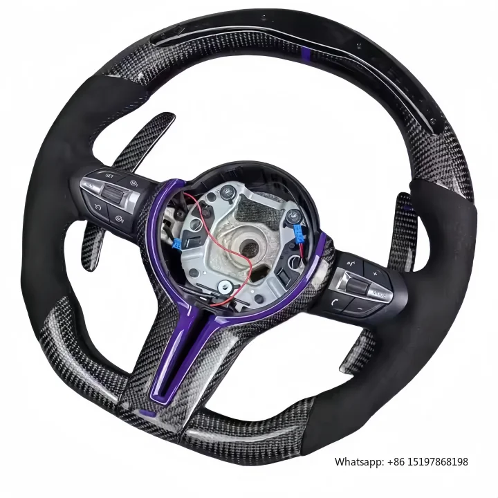 

High Quality Customized Carbon Fiber m Sport Steering Whee LED l for bmw F30 Steering Wheel F10 F30 E90 E92 Led