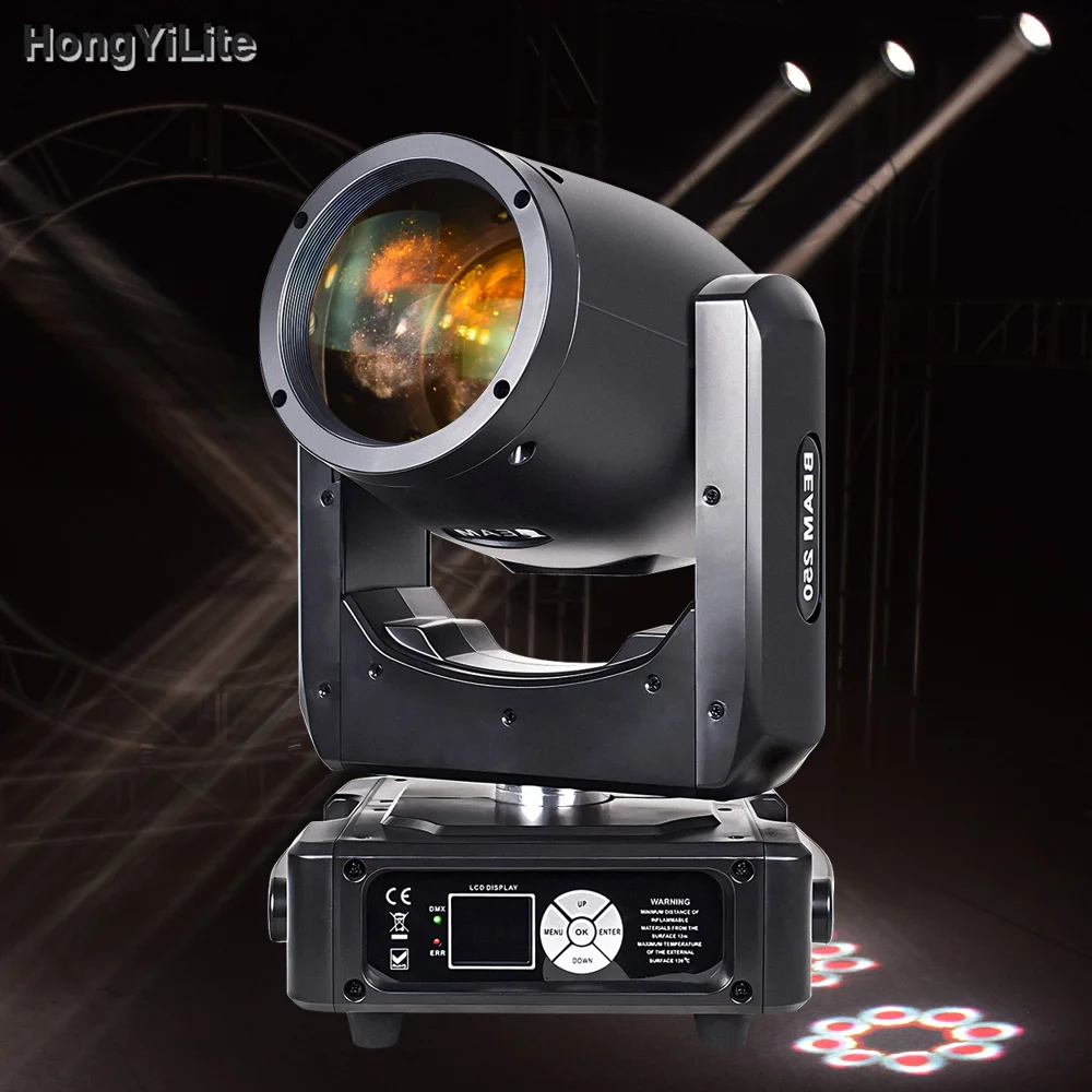 HongYiLite LED 230W 7R Beam Light DMX Gobo Moving Head Effects Soundlight Wedding Lamp DJ Equipment For 512 Stage Disco Party