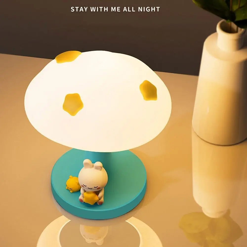 Cartoon USB Charging Cloud Table Lamp Timed Desktop Sleeping Atmosphere Light Dimming Soft Light Bedside Table Lamp Bedside