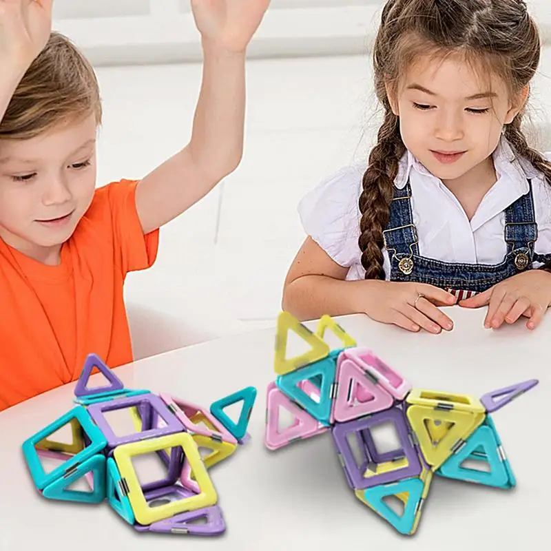 Azulejos magnéticos para niños, juguete de construcción, diseño Montessori, juego de actividades de aprendizaje